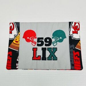 Hand Crafted Mug Rug Coaster Embroidered Cotton Fabric Padded Absorbs Liquid